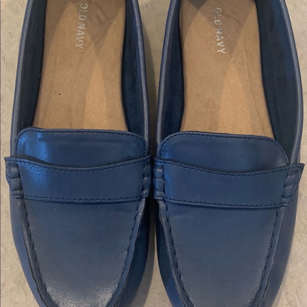 Blue Old Navy Loafers—Size 9